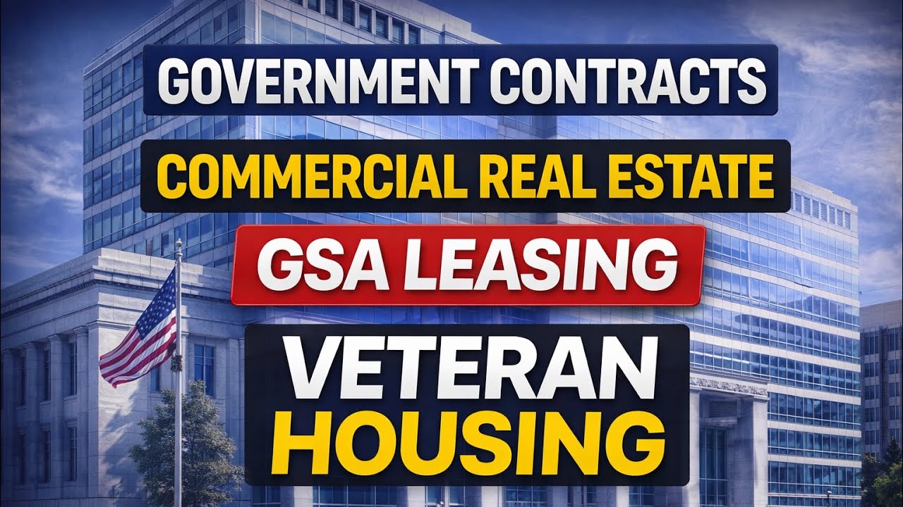 Commercial Real Estate, GSA Leasing, Veterans Housing & Government Contracting.