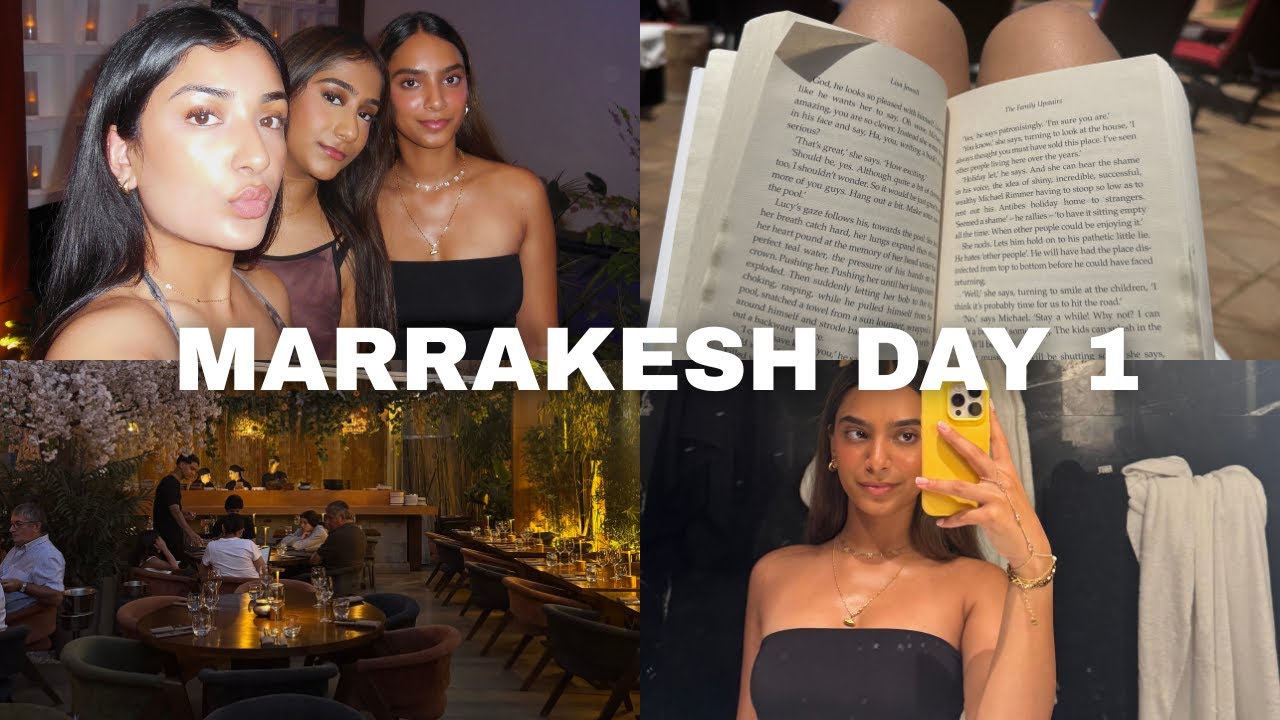 MARRAKESH DAY 1 | pool day, cocktails & dinner