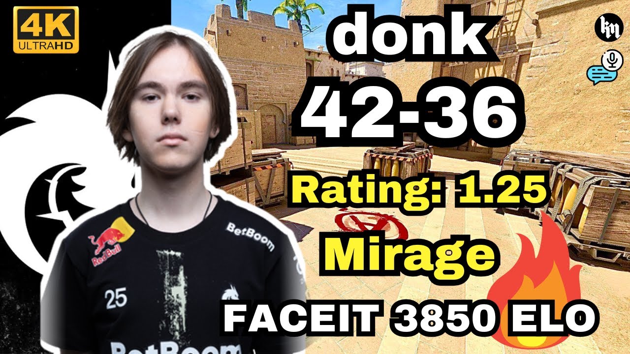donk (42-36) w/Magnojez (mirage) | FACEIT avg. 3850 ELO | Feb 16, 2025 | CS2 POV/DEMO