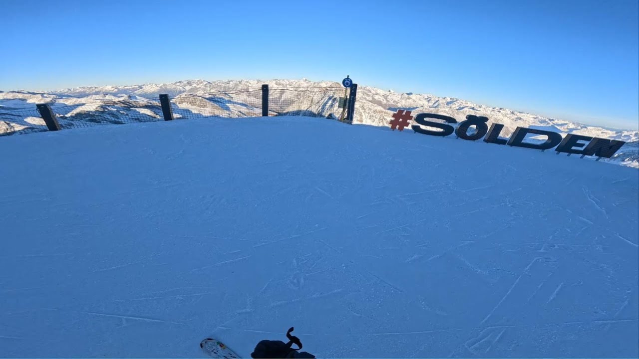 Tiefenbachgletscher Sölden: Längste Abfahrt (fortgeschrittene Anfänger) | GoPro POV