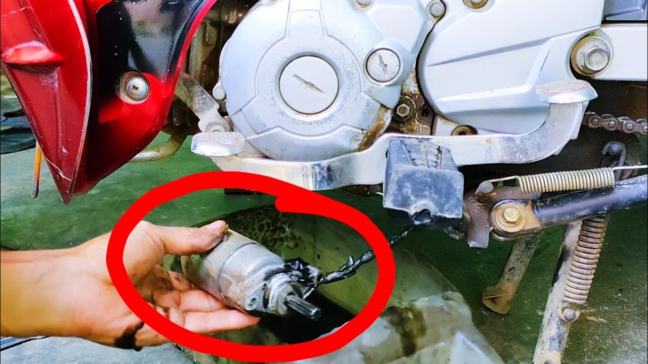 Servis starter Jupiter z Vega r dll,(ganti arang starter)