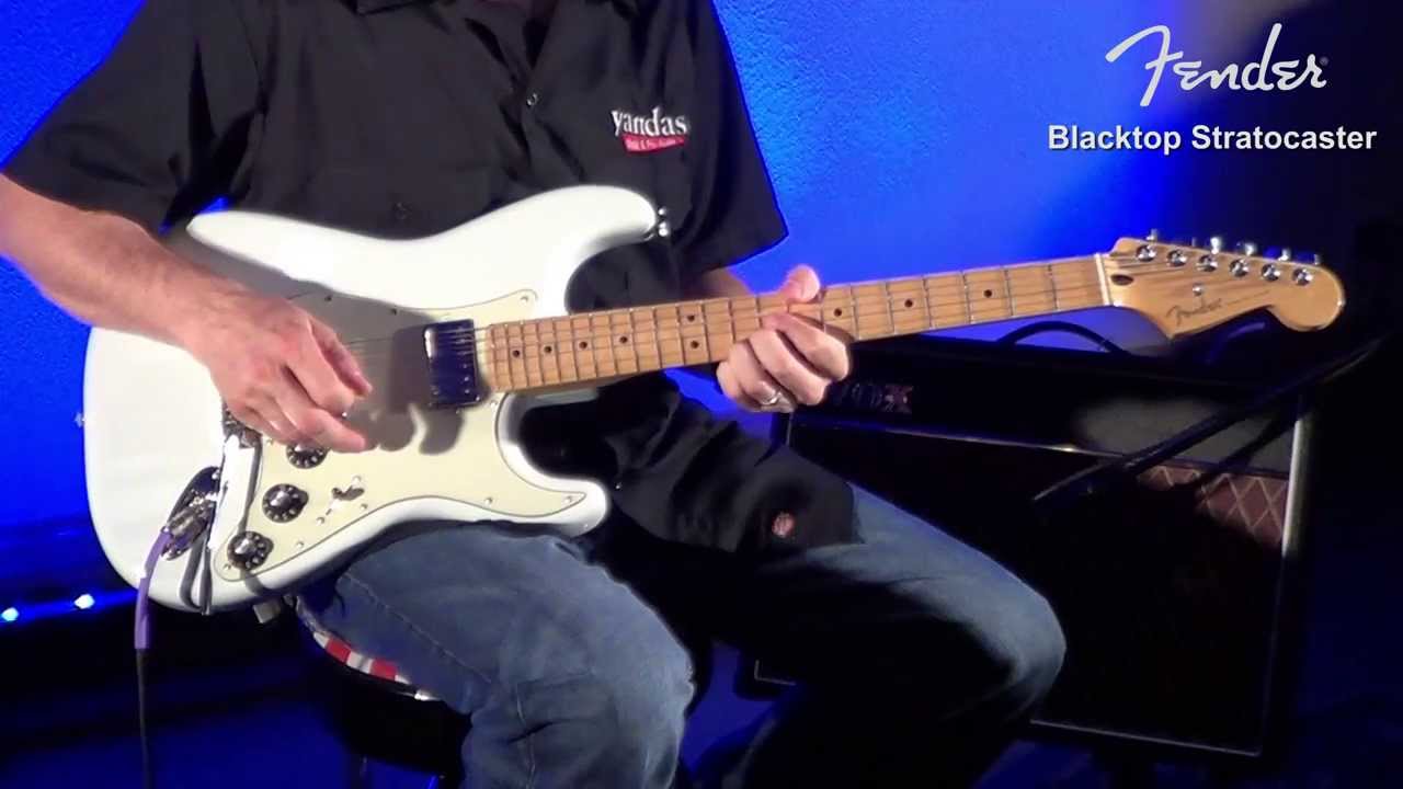 Обзор Fender Blacktop HH Stratocaster — YandasMusic.com