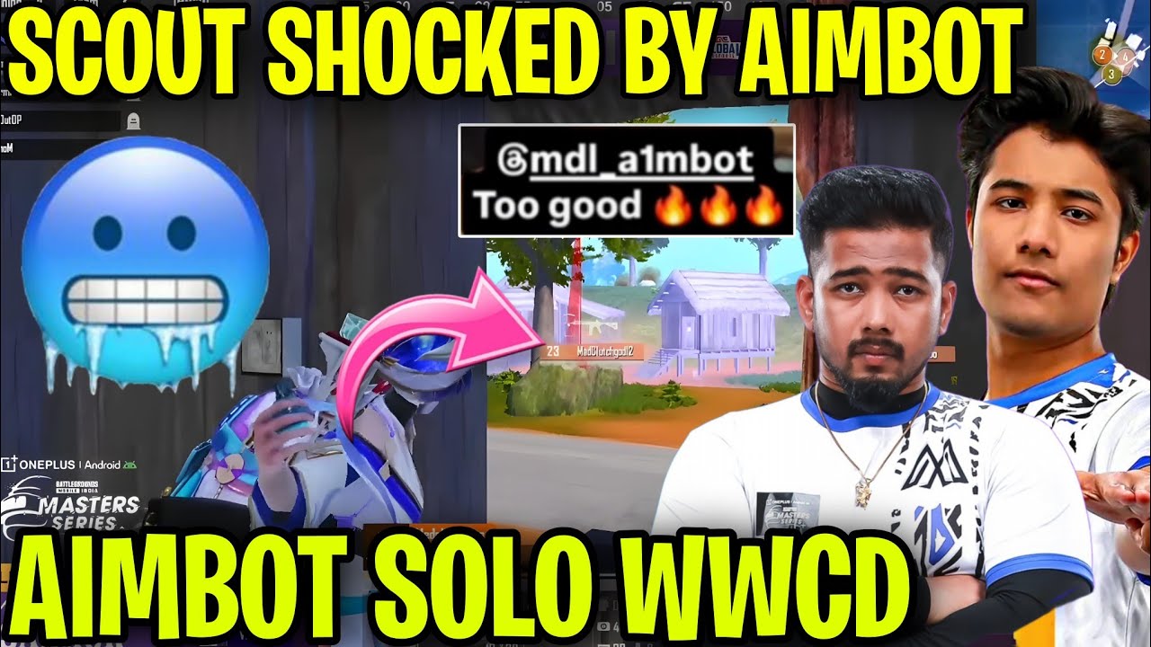 Scout Shocked by Aimbot Solo WWCD 💀🔥 MDL COMEBACK 🔥