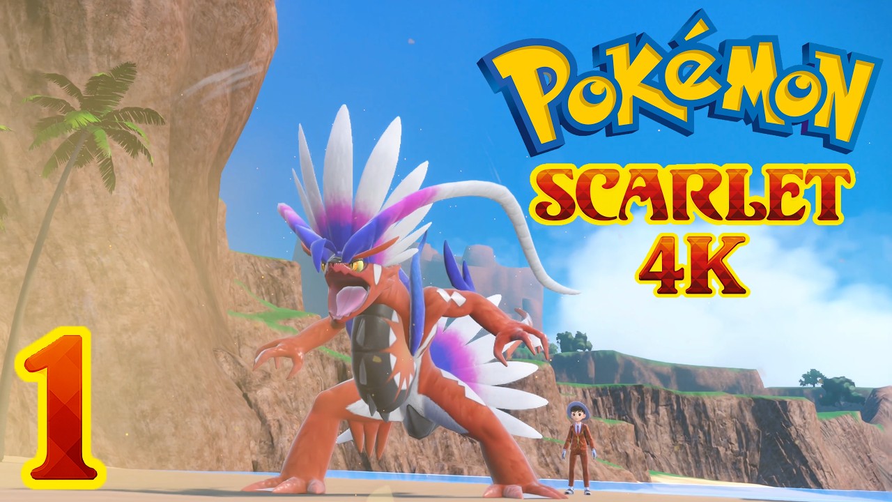Pokémon Scarlet 4K Playthrough (1) Poco Path