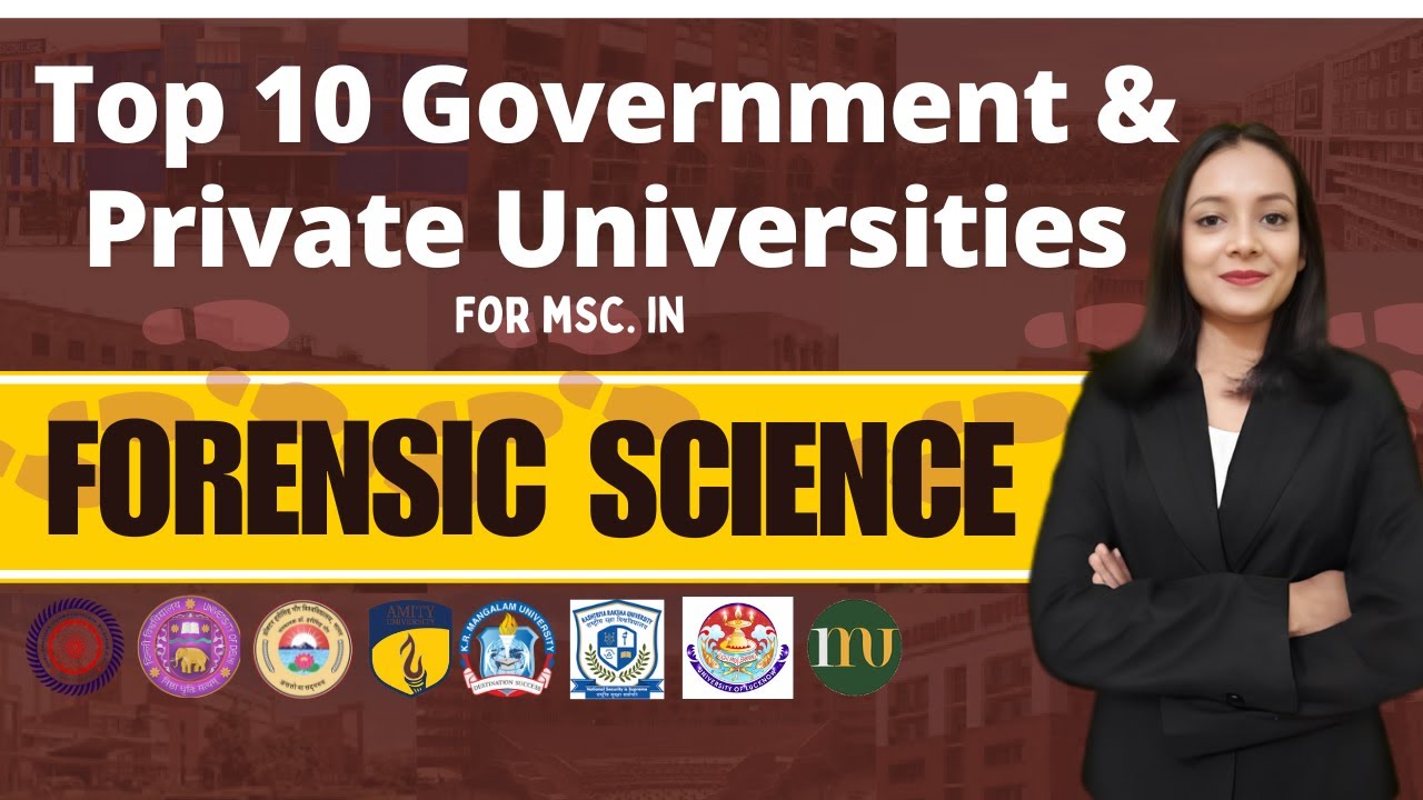 Best Universities for MSc Forensic Science | Government & Private | Priyanshi Jain Forensic Science