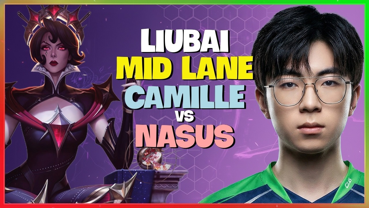 Rank 1 Camille : His MID LANE Camille is DEVASTATING CN Super Server - Engsub