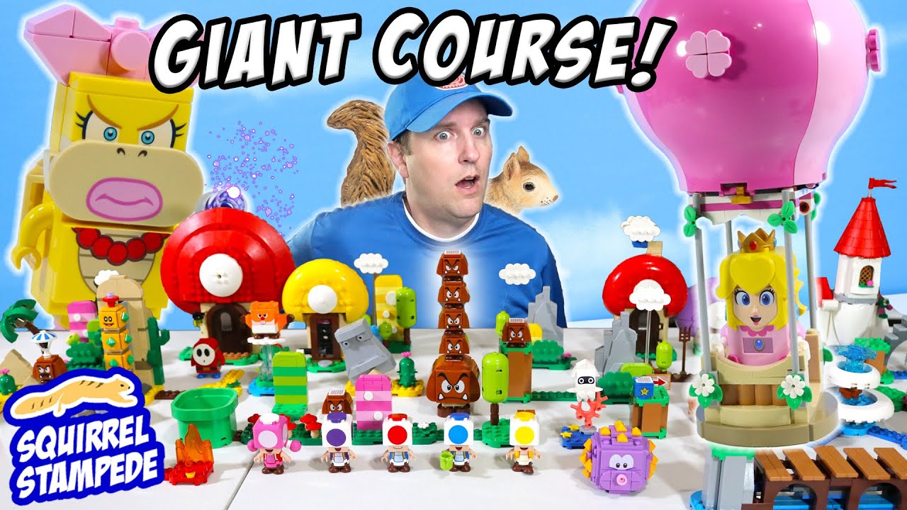 LEGO Super Mario Wendys Creativity Toolbox & Peach's Balloon & Large Course Build 2023