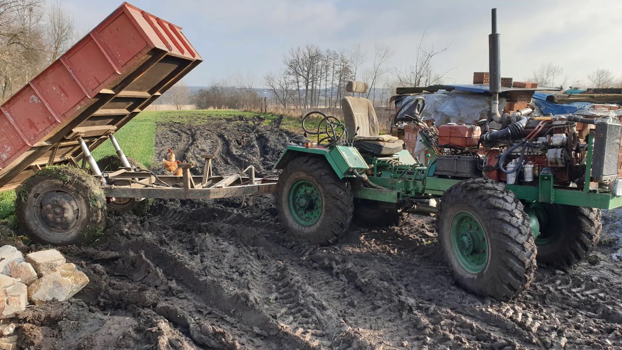 Ciągnik SAM 4x4 i demolka 2020 // 1300kg na podnośniku !!!
