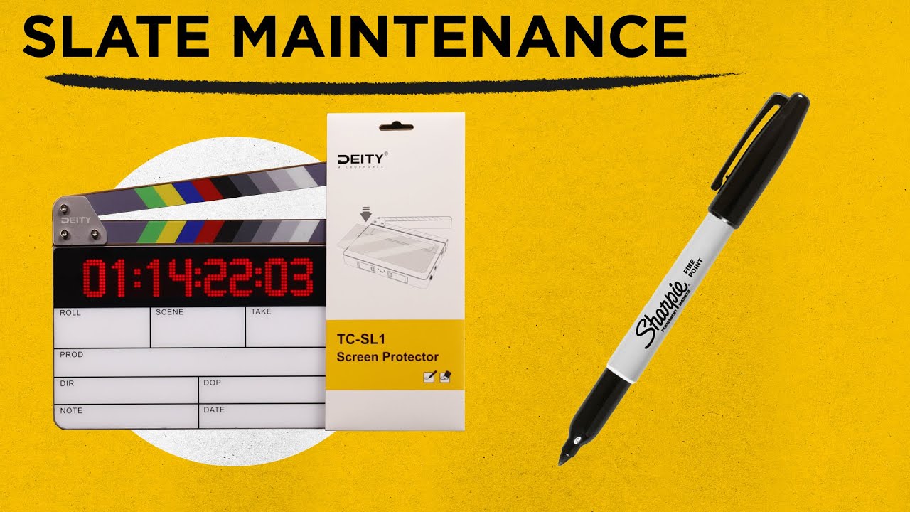 TC-SL1 Protector Tutorial | How to Keep Your Timecode Slate Clean