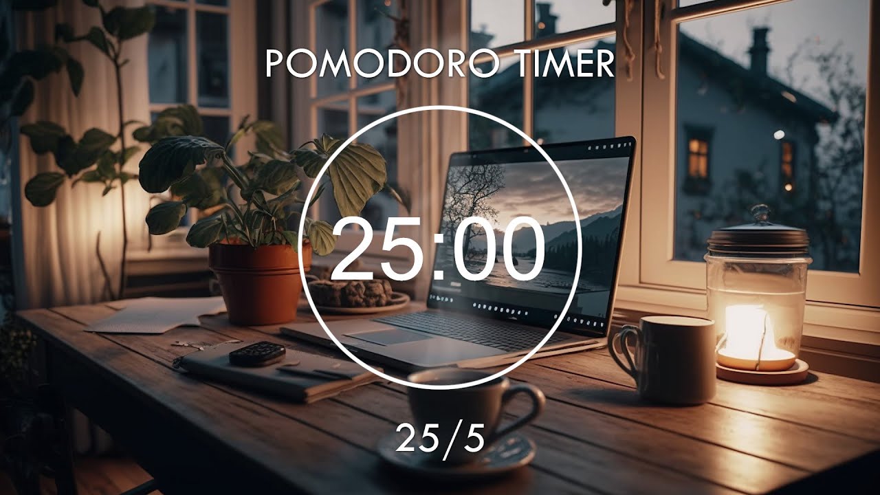 25/5 Pomodoro Timer ★︎ 8-HOUR STUDY WITH ME ★︎ Lofi Focus Music ★︎ Focus Station
