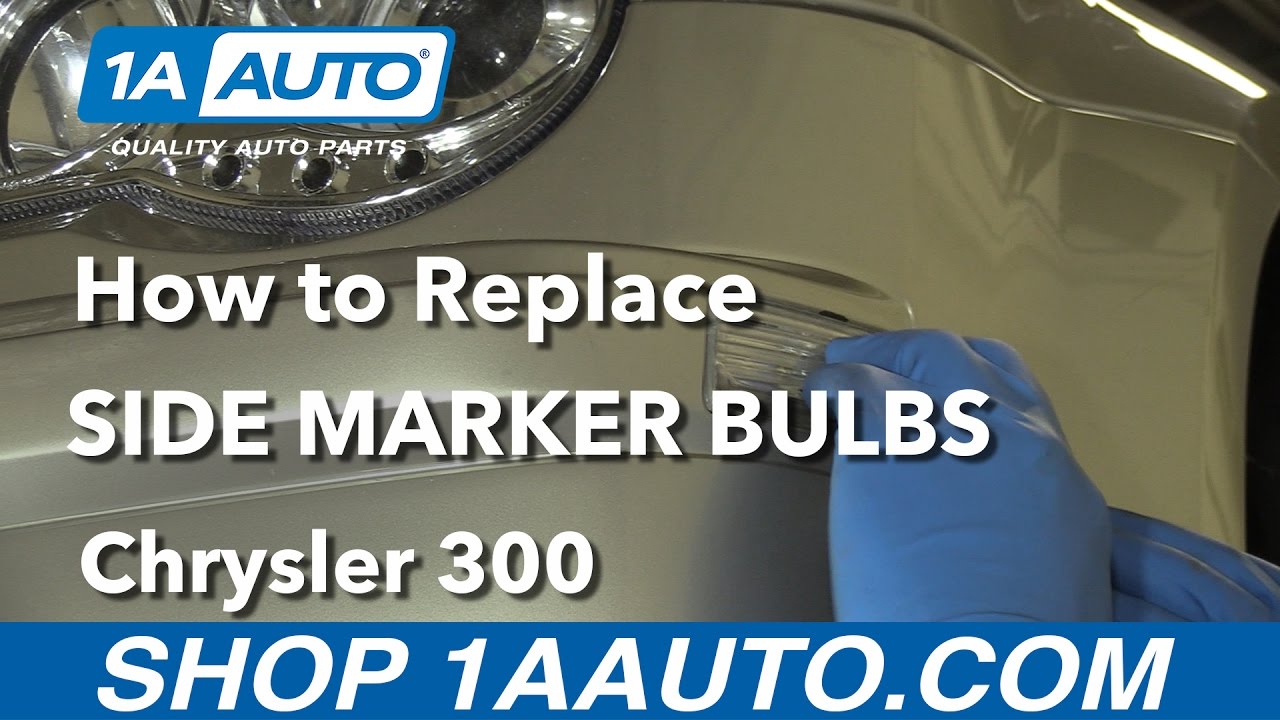How to Replace Side Marker Bulbs 05-10 Chrysler 300