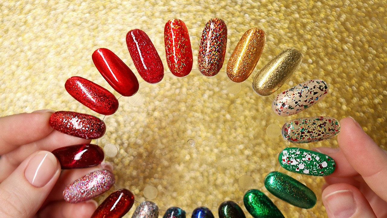 My Favourite Christmas and Winter Holiday Polishes 🎄✨ | NAIL POLISH SWATCHES