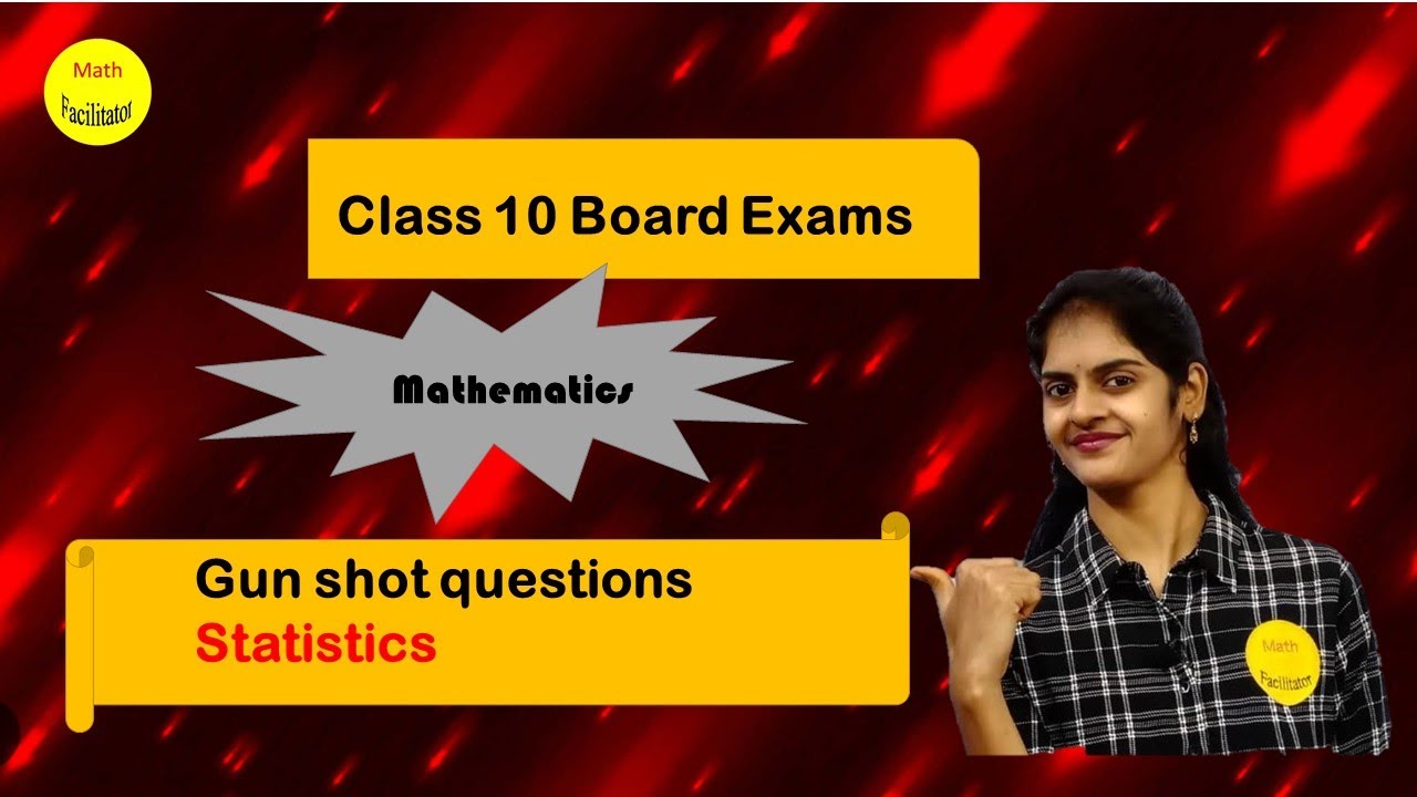 Gun shot questions - Statistics | Class 10 | TS |AP