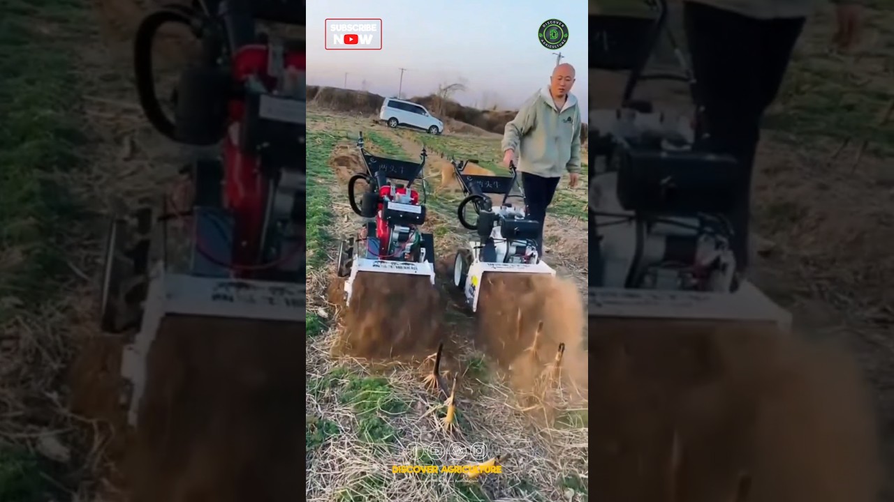 Amazing Mini Power Tiller Machine