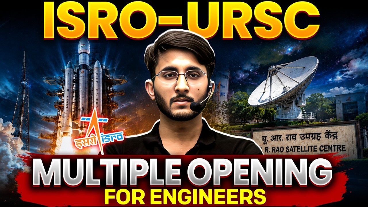 ISRO URSC 2026 | Multiple Openings for Engineers | Eligibility, Salary & Selection Process