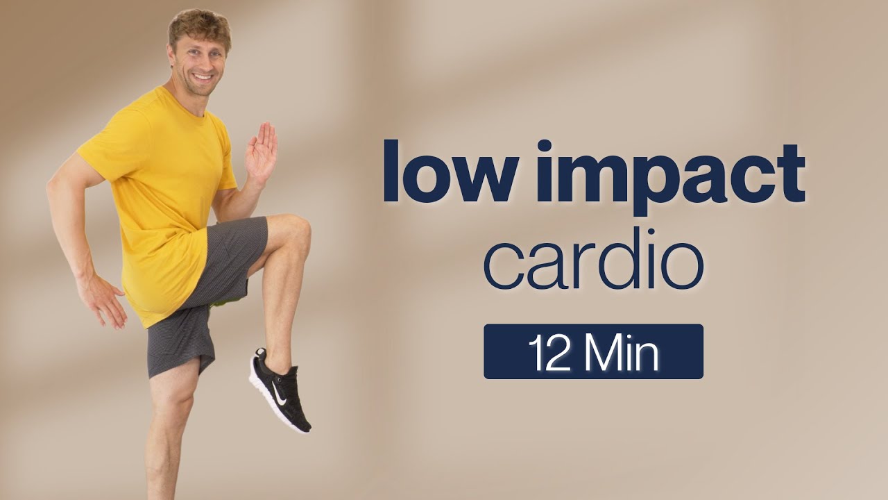 12 Minute Low Impact Cardio Workout at Home (No Jumping, No Equipment)