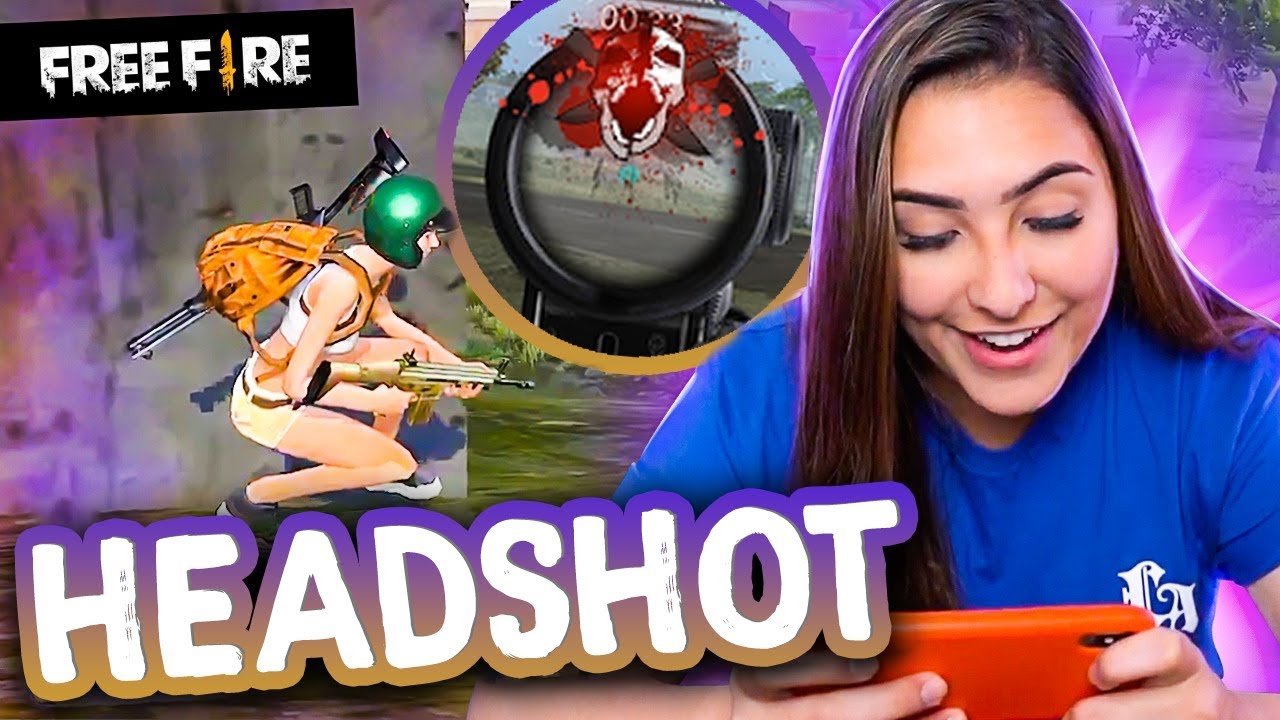 DEI MEU PRIMEIRO HEADSHOT NO FREEFIRE!