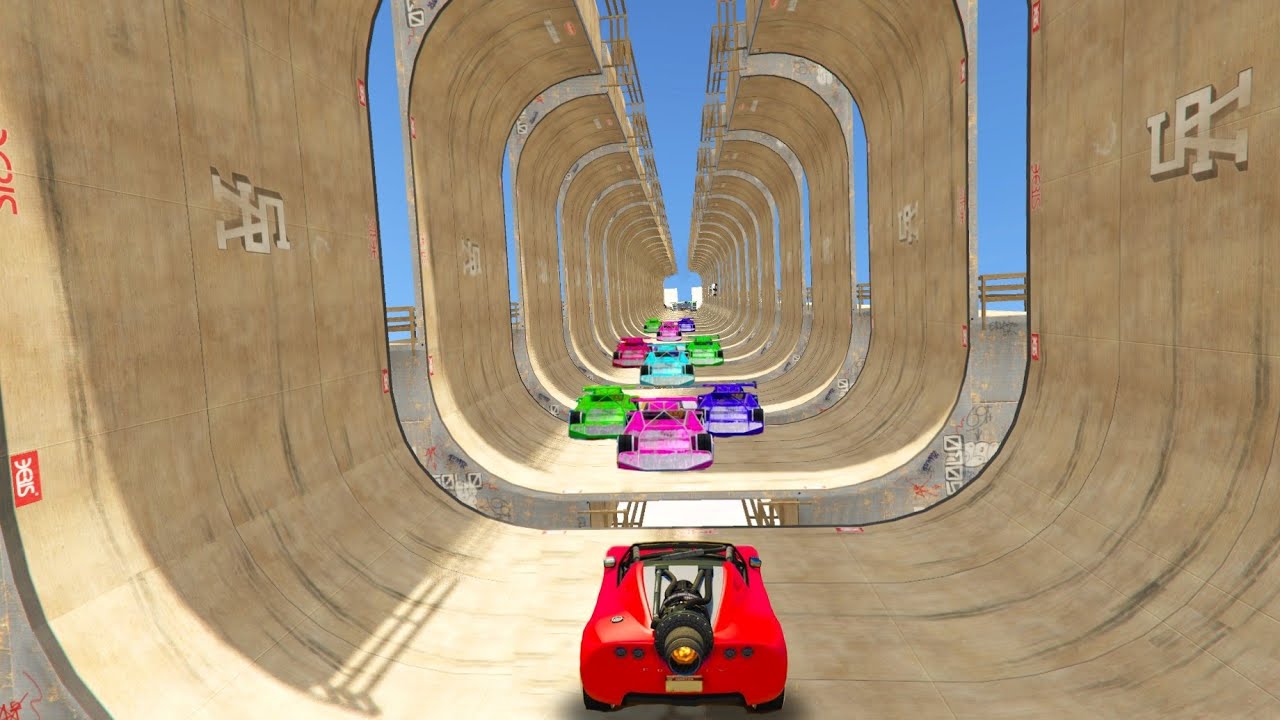 Cars Vs Cars Challenge 474.474% People Lose Their Voice After This Race in GTA 5!
