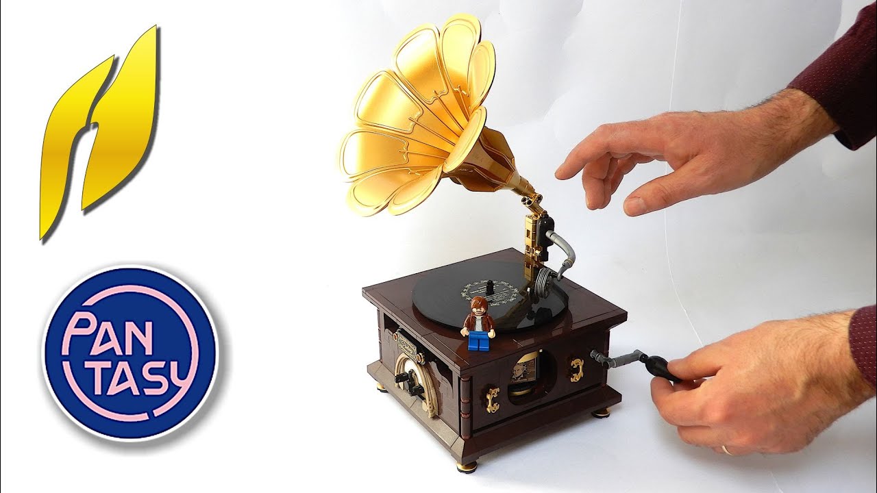 Pantasy Retro Gramophone 85009 (unboxing & review) #buildingblocks #legoalternative #toys #pantasy