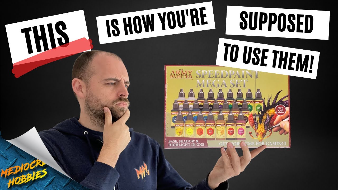 How to use Army Painter Speedpaints correctly! No reactivation!