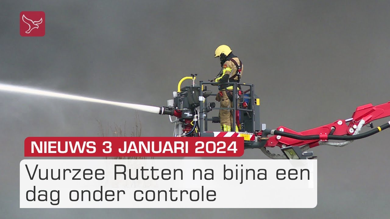 Uitslaande brand eindelijk geblust en storm Henk houdt huis | Dit is Flevoland