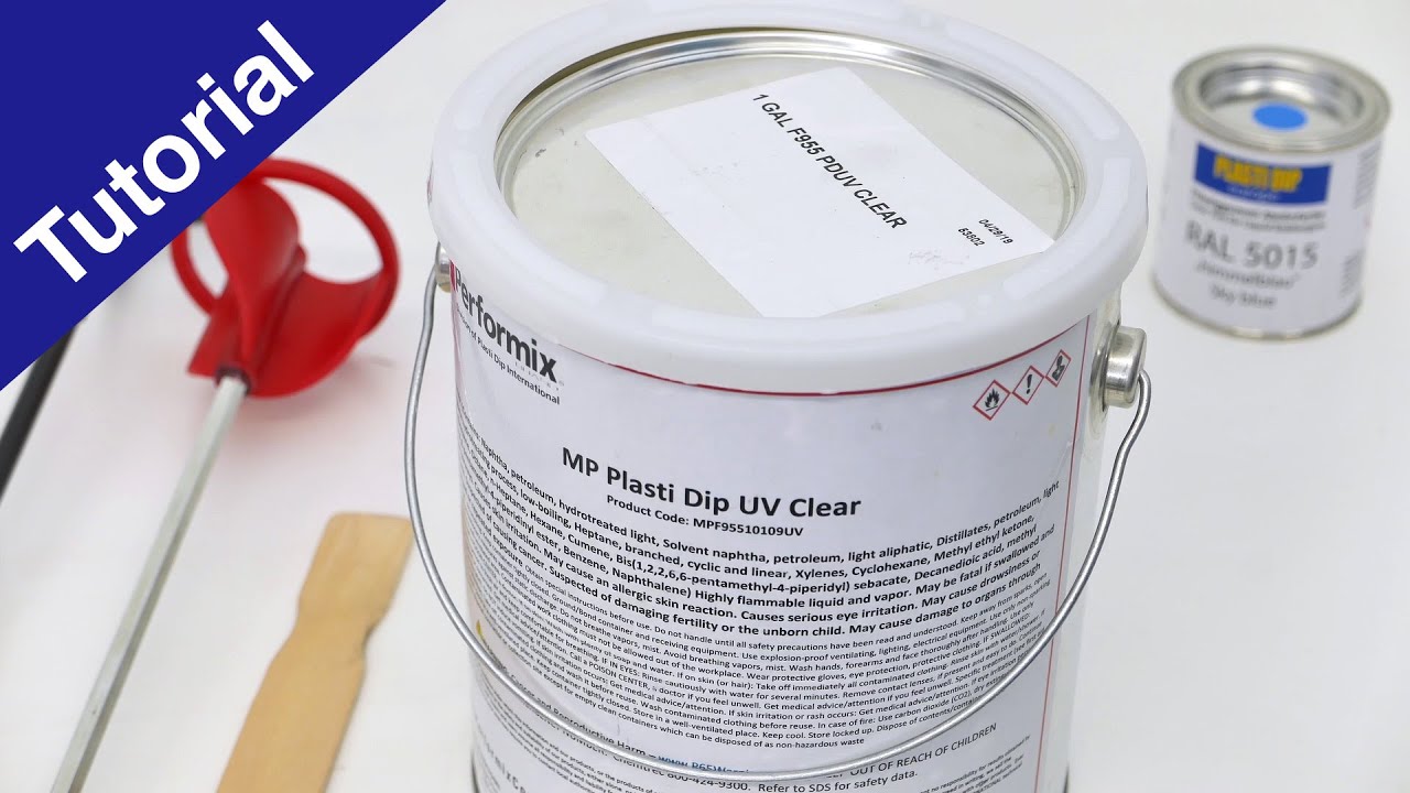 Färben, Mischen, Aufrühren - Plasti  Dip Flüssiggummi richtig anwenden