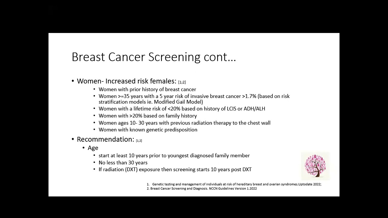 Cancer Screening in Women – when, what and how?