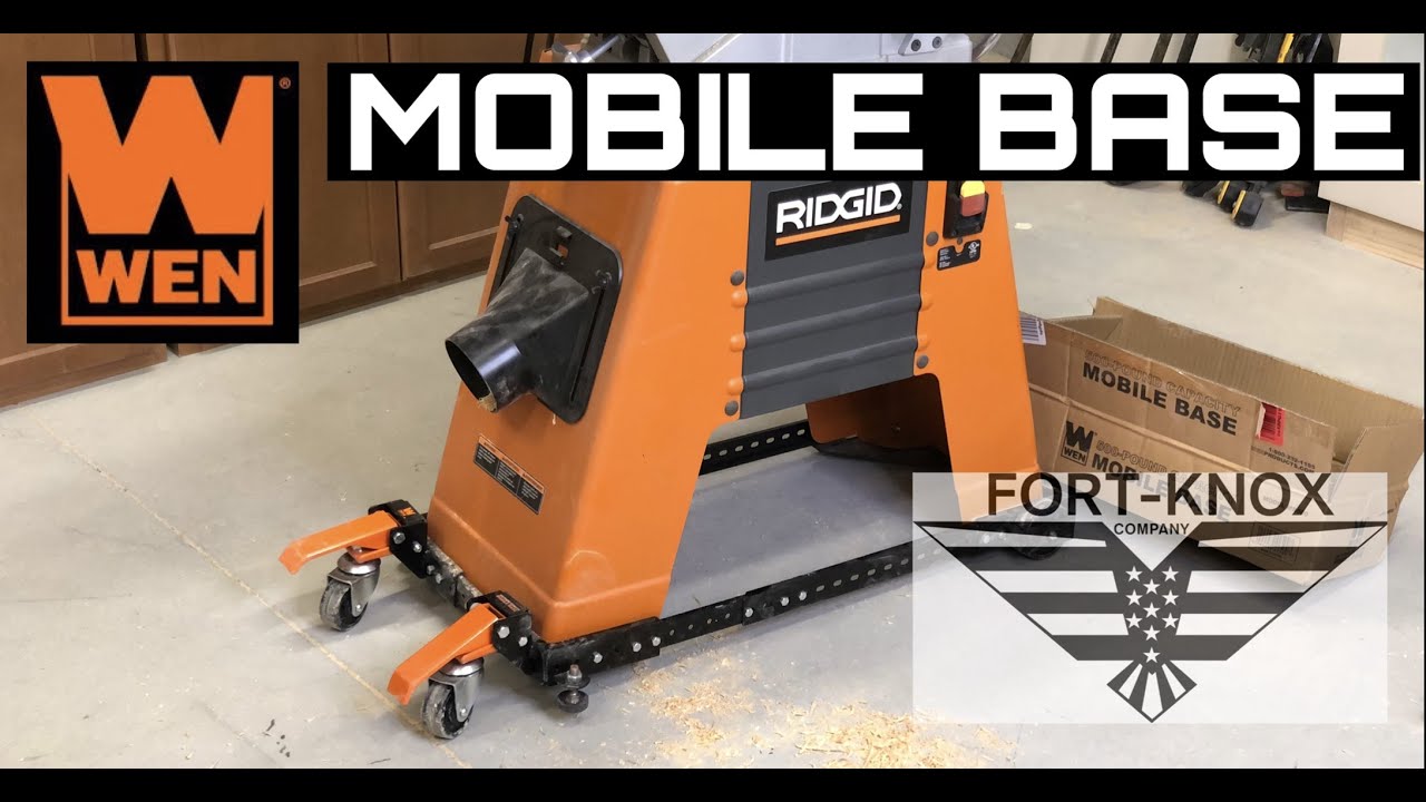 WEN Mobile Tool Base Assembly & Review | Make Your Shop Mobile | Universal | RIDGID mobile base