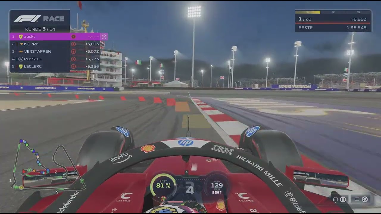 F1 rennwochenende  in bahrein
