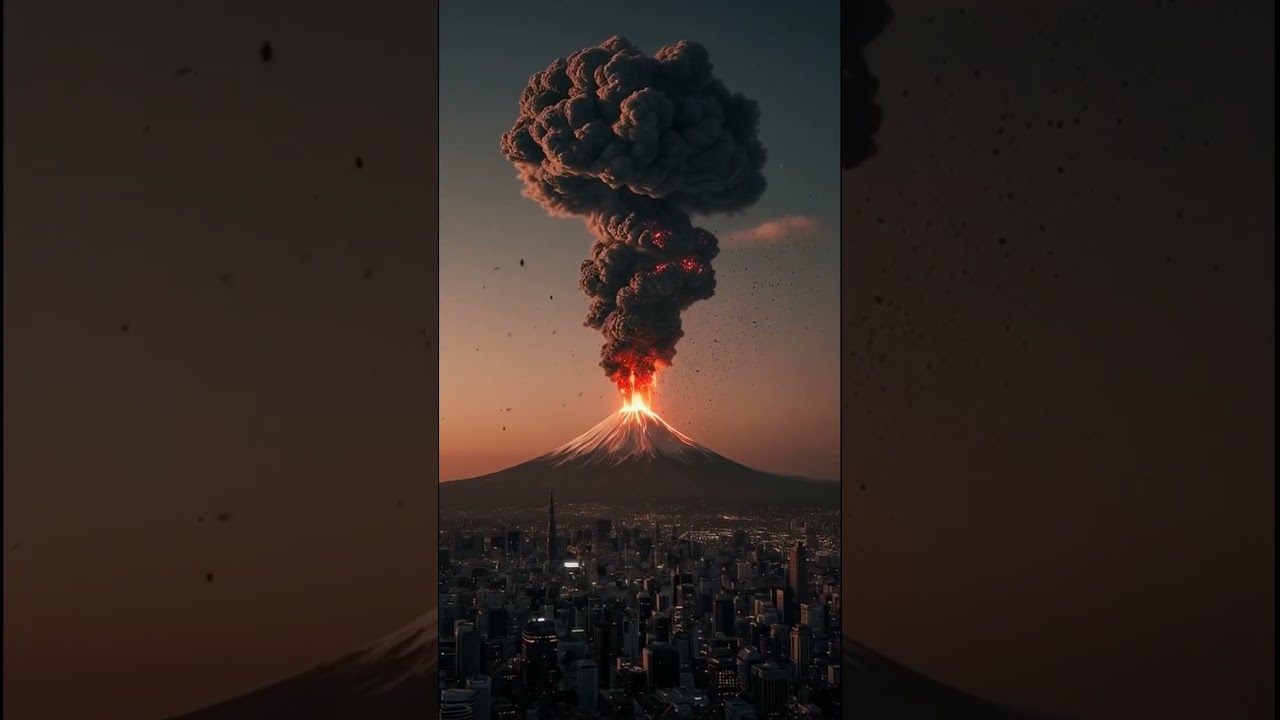 What If Mount Fuji Erupted Today? 🌋 AI Simulation