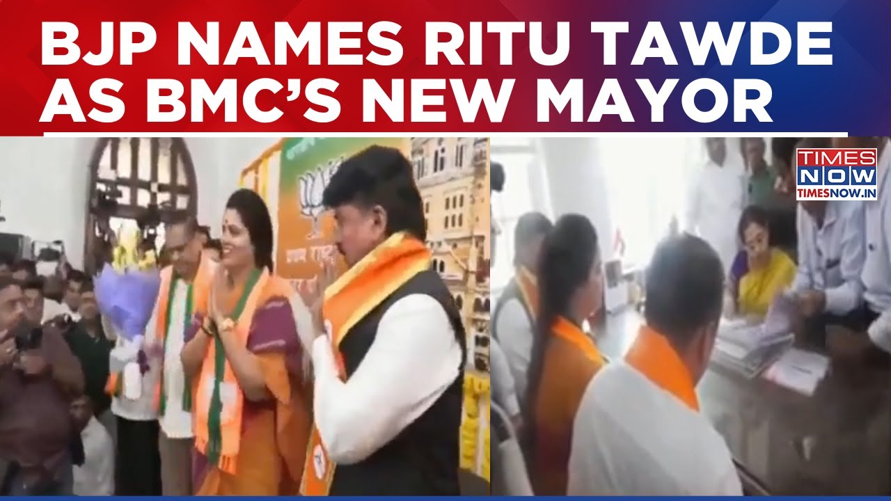 BJP's Names Ritu Tawde As Mumbai's Mayor, Shinde's Shiv Sena Nominates Sanjay Ghadi As Deputy Mayor
