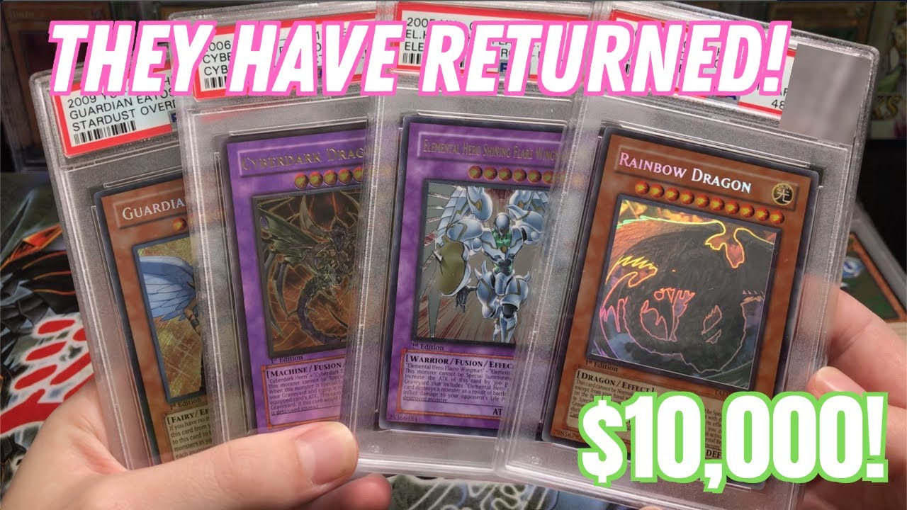 EPIC $10,000+ PSA GRADED YUGIOH CARDS OPENING!