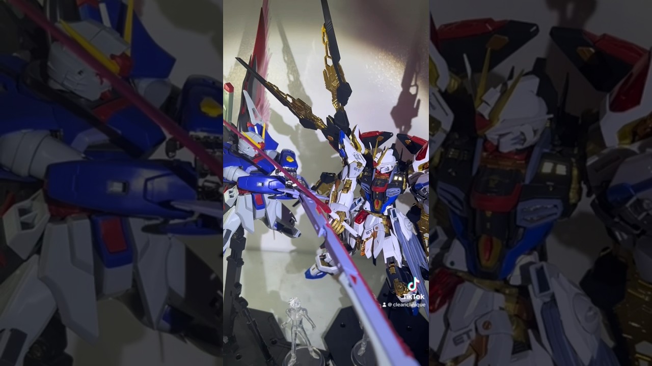 MG Destiny Gundam x MGEX Strike Freedom #gundamseed #mgexstrikefreedom #mgdestinygundam