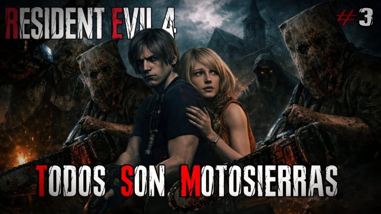 🚨 TODOS SON MOTOSIERRAS&hellip; &iquest;PUEDO SOBREVIVIR? | Resident Evil 4 Remake
