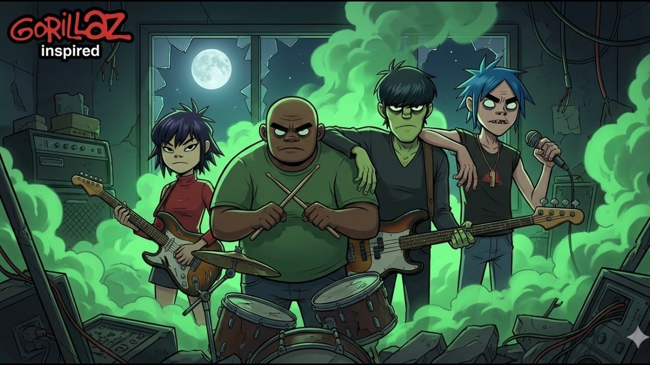 Kill Bill [UNDERGROUND] – Psycho Album REBOUND – Gorillaz Inspired AI Remix | Trip-Hop, Alt Hip-Hop