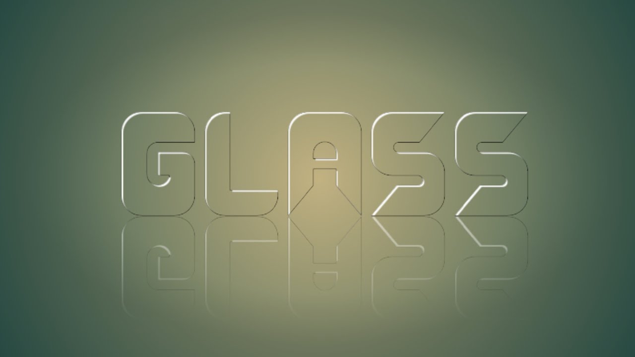 Glass font effect tutorial | glass font editing pixellab