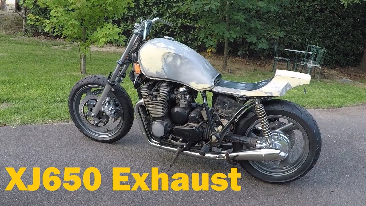Yamaha XJ650 Часть 16 Выхлопная система