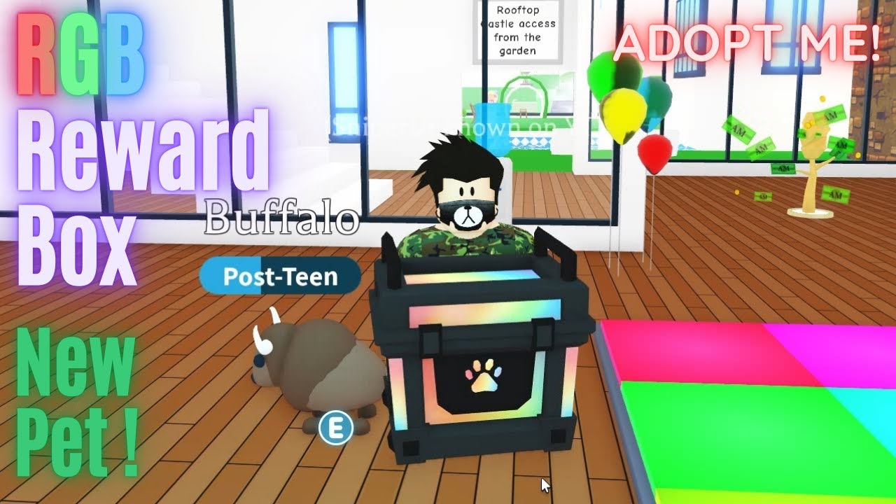 I open an RGB Reward Box, let's see what pet I get.. Roblox AdoptMe