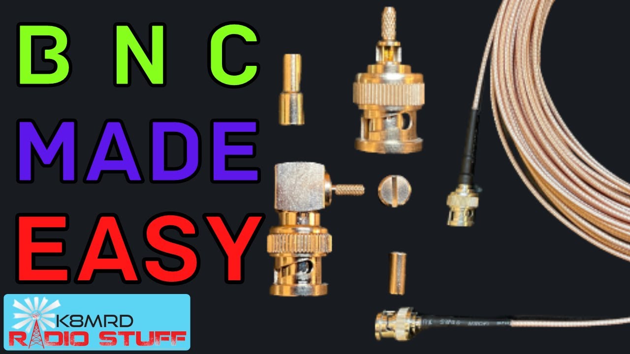 How To Install A Crimp Type BNC Connector On RG-316 Coax
