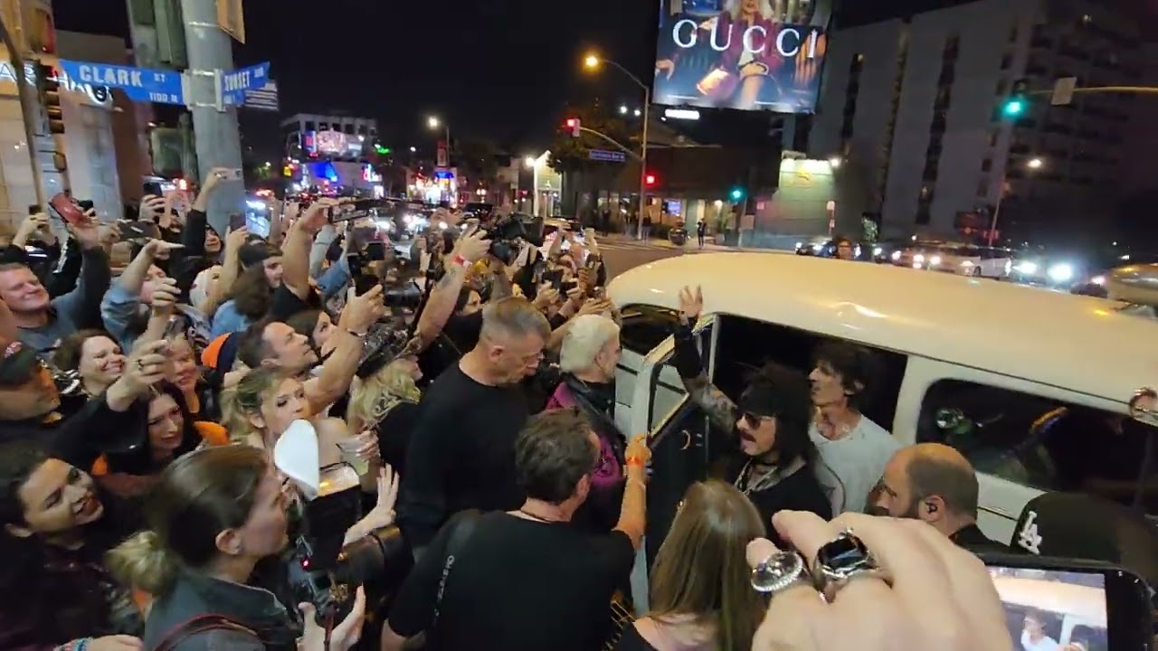 Mötley Crüe arrival at the Whisky a Go Go ● Hollywood, CA 10/11/2024