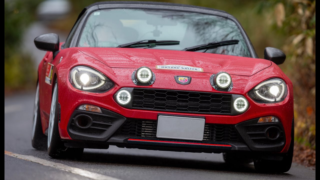Abarth 124 Spider Hillclimb ontake salita 2024