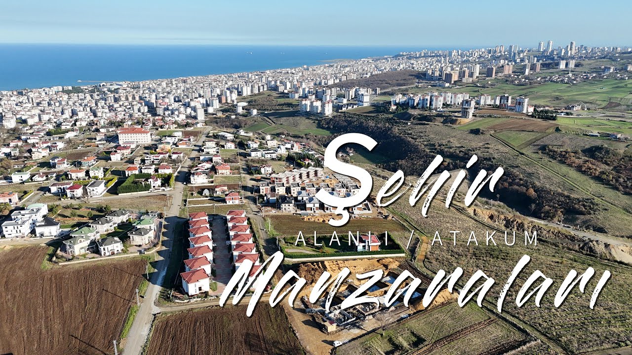 Samsun Şehir Manzaraları…Alanlı Mahallesi Drone Çekimi (DJI Mini4 Pro 4K Footage (City Views)