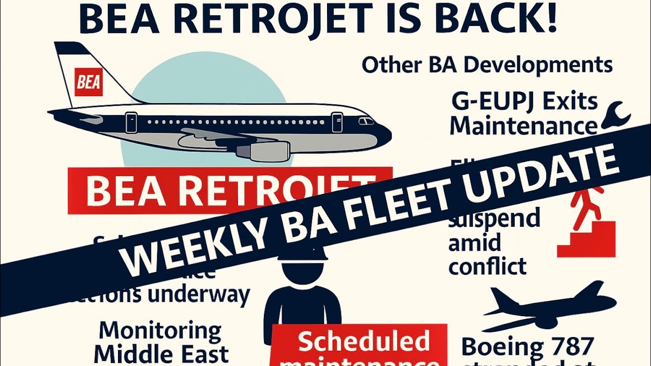 Еженедельное обновление флота British Airways
