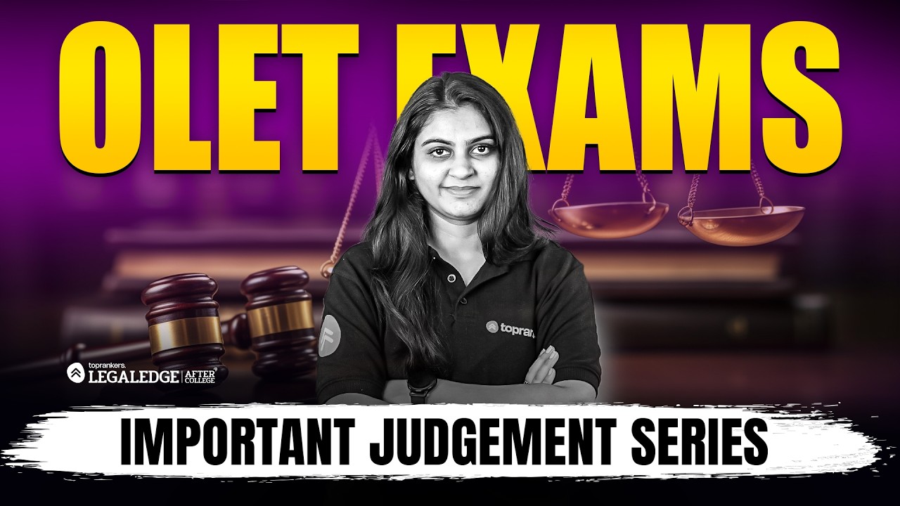 Most Important Supreme Court Judgments for Law Entrance Exams 🔥 | Watch THESE or FAIL❌ in exam