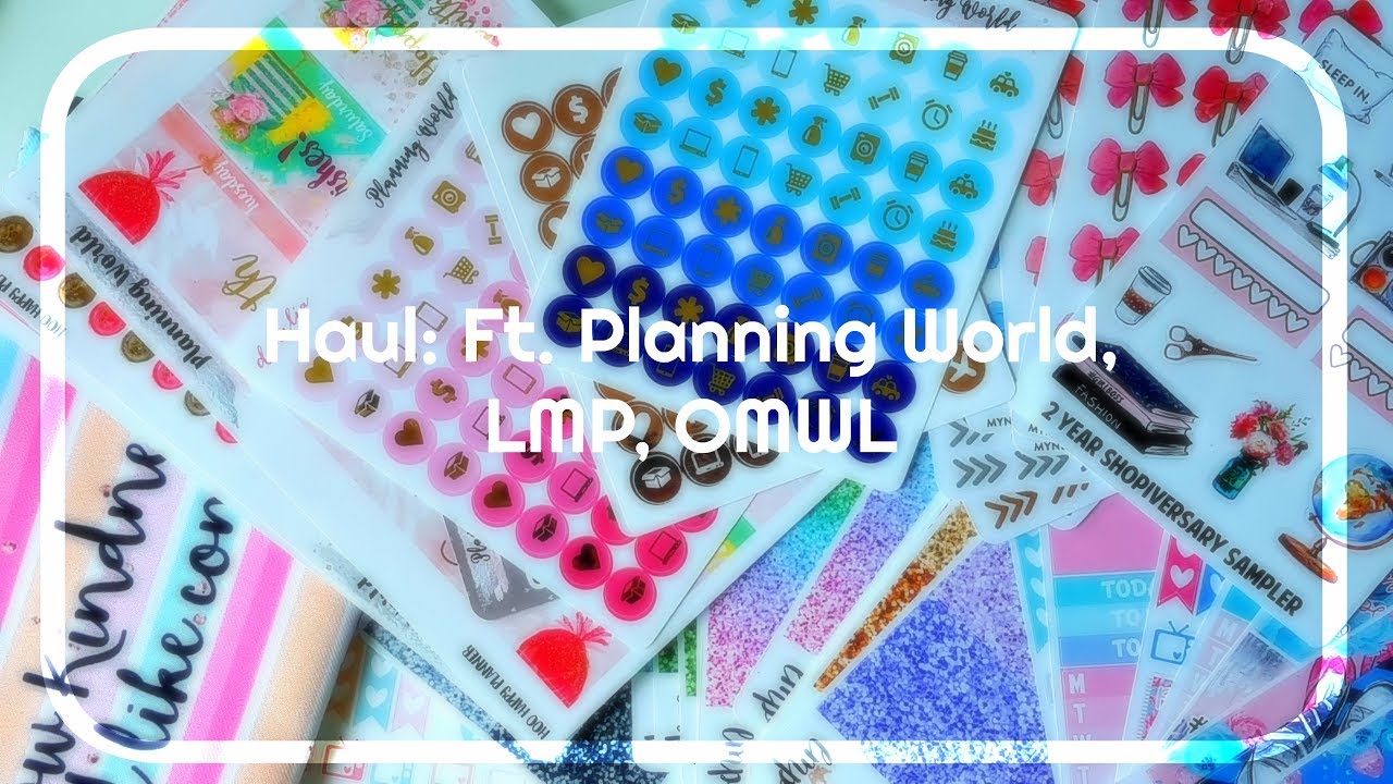 Etsy Haul ft. LMP, OMWL & PlanningWorld