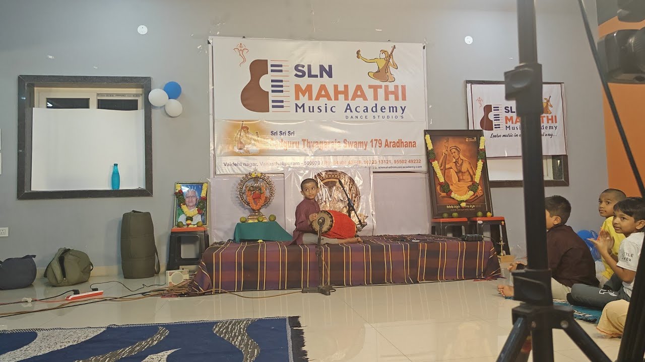 Harsha Mridangam Performance at @SLNMMA in 179th Tyagaraja Aradhanotsavam