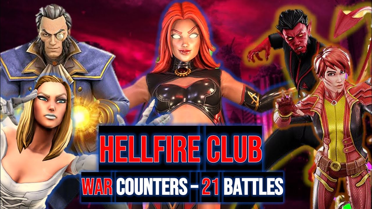 Hellfire Club War Counters | 21 Battles - Marvel Strike Force @if2pgames