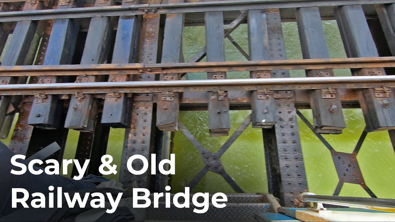 Scary and Old Railway Bridge at Kelaniya in Sri Lanka