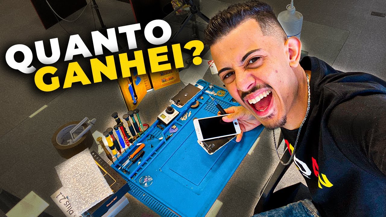 PASSEI UM DIA FAZENDO MANUTENÇÃO DE CELULAR | OZIEL VIDAL