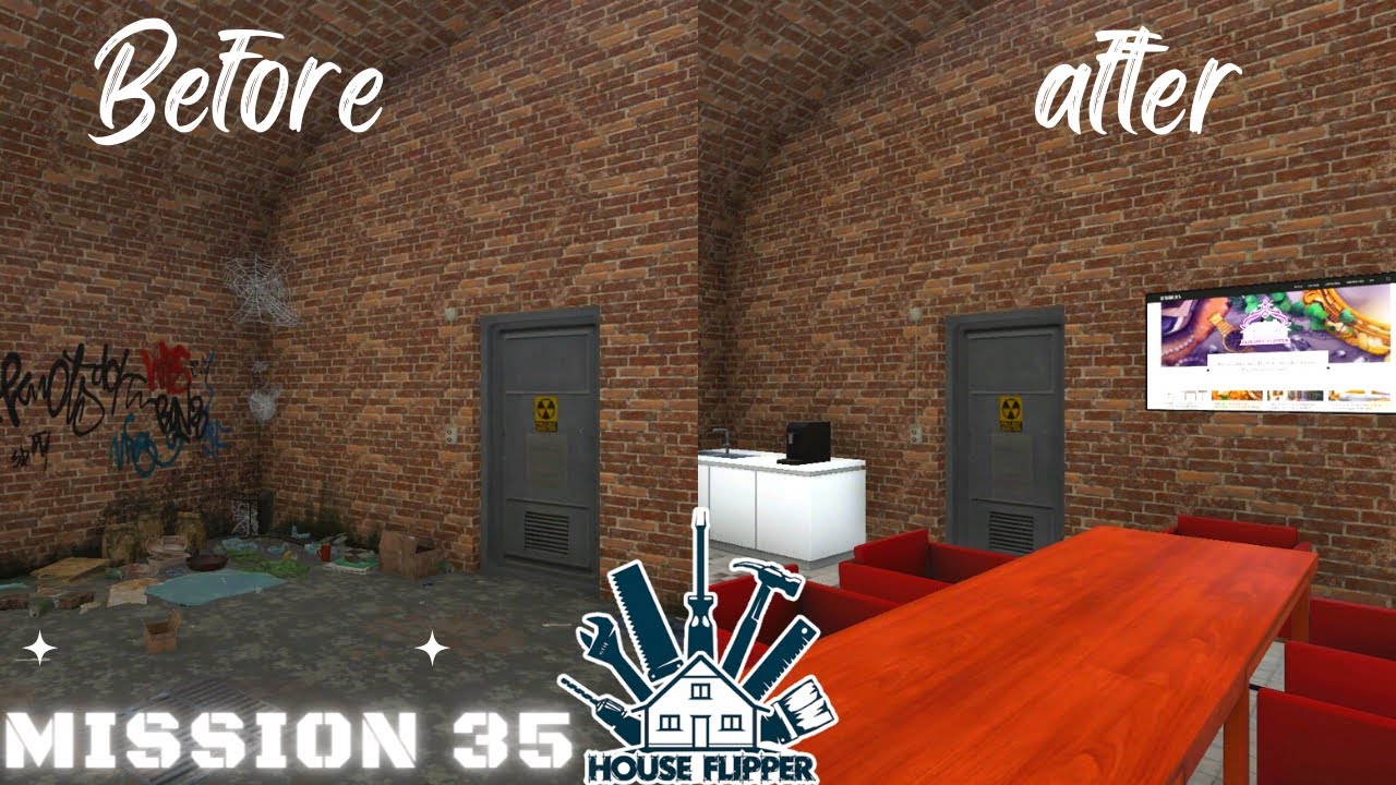 House Flipper  Mission Laser Tag In A Bunker